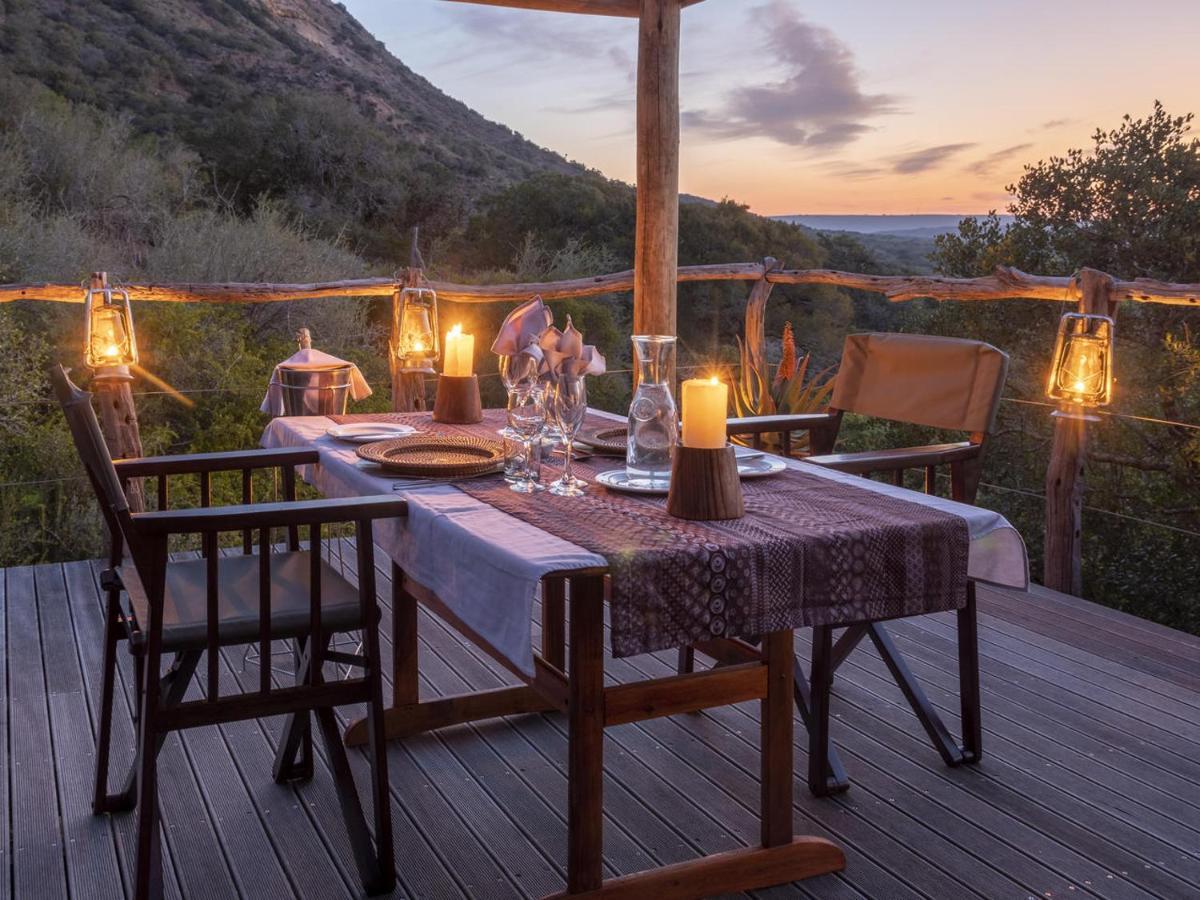 Hillsnek Safari Camp - Amakhala Wildreservaat Buitenkant foto